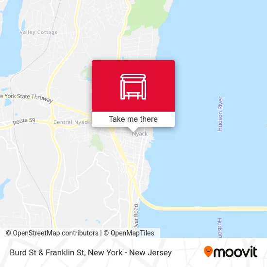 Burd St & Franklin St map