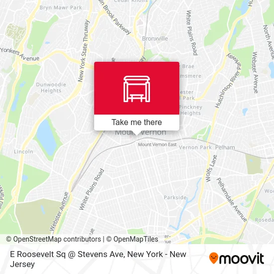 E Roosevelt Sq @ Stevens Ave map