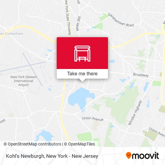 Kohl's Newburgh map