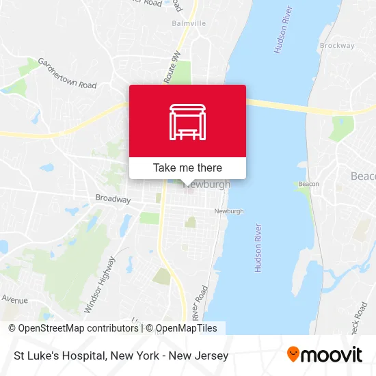 St Luke's Hospital map