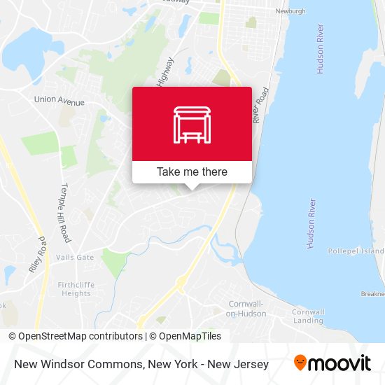 Mapa de New Windsor Commons