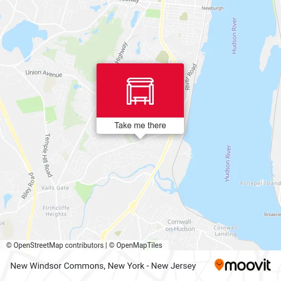 New Windsor Commons map