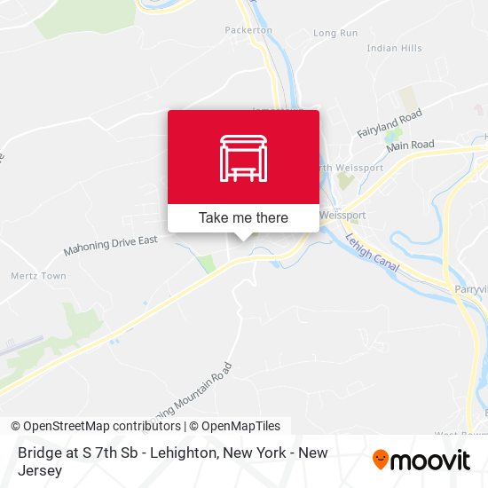 Bridge at S 7th Sb - Lehighton map