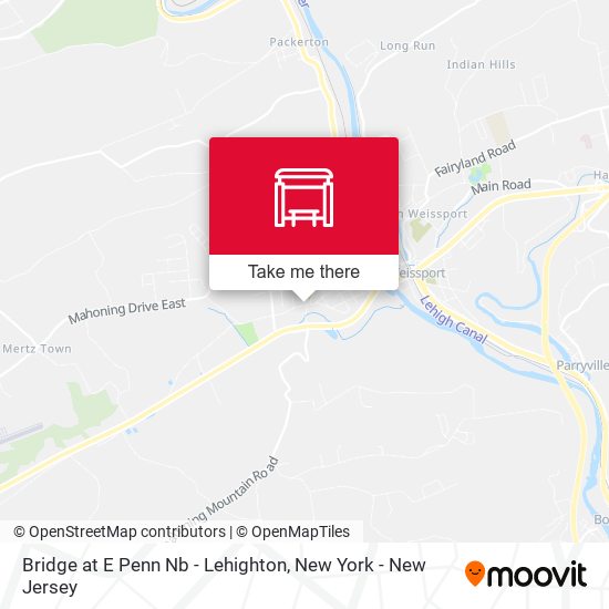 Mapa de Bridge at E Penn Nb - Lehighton