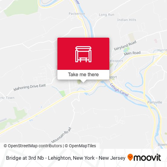 Mapa de Bridge at 3rd Nb - Lehighton