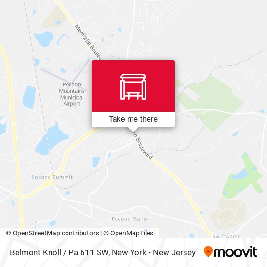 Mapa de Belmont Knoll / Pa 611 SW