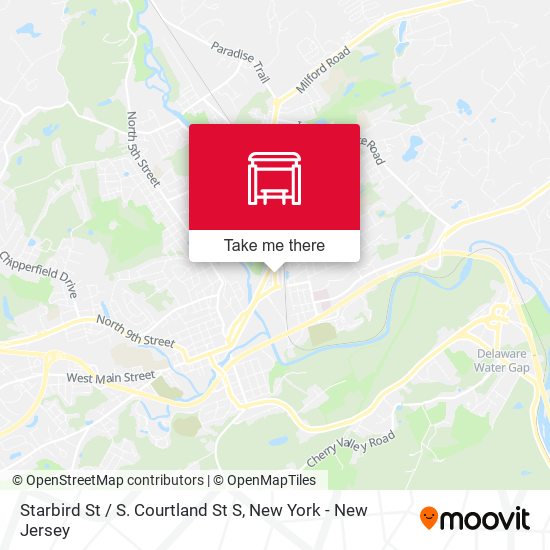 Mapa de Starbird St / S. Courtland St S