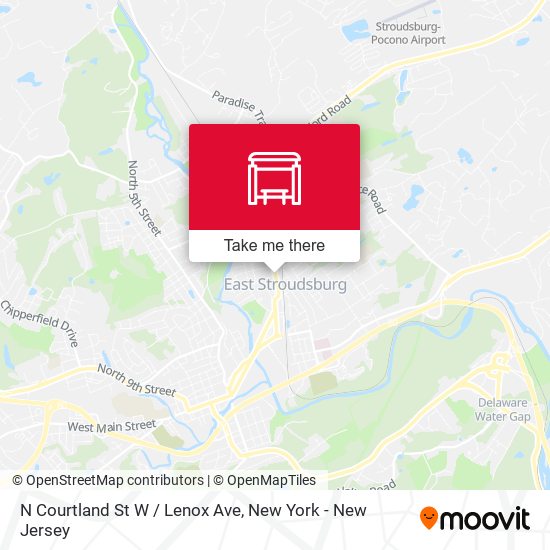 Mapa de N Courtland St W / Lenox Ave