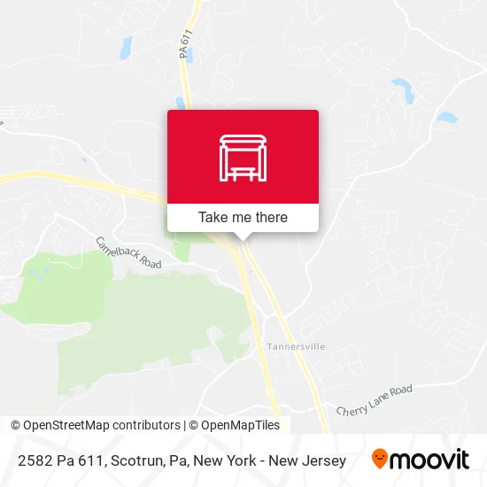 2582 Pa 611, Scotrun, Pa map