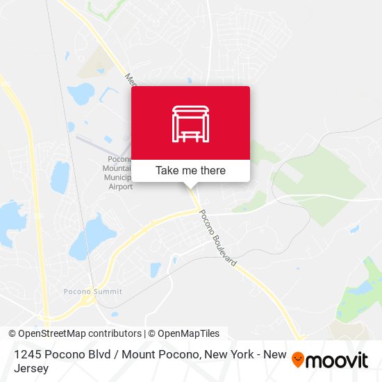 1245 Pocono Blvd / Mount Pocono map