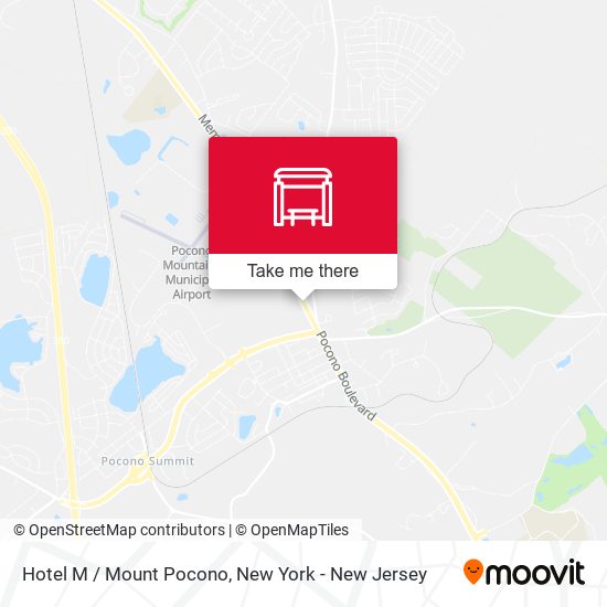 Hotel M / Mount Pocono map