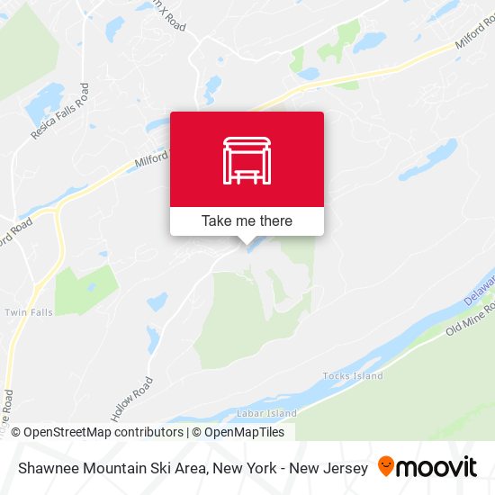 Shawnee Mountain Ski Area map