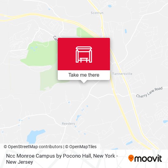 Ncc Monroe Campus by Pocono Hall map