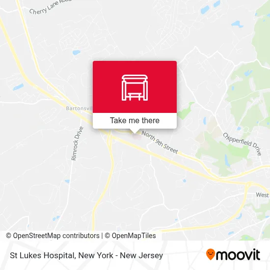 St Lukes Hospital map
