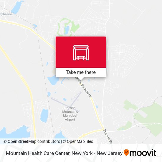 Mountain Health Care Center map