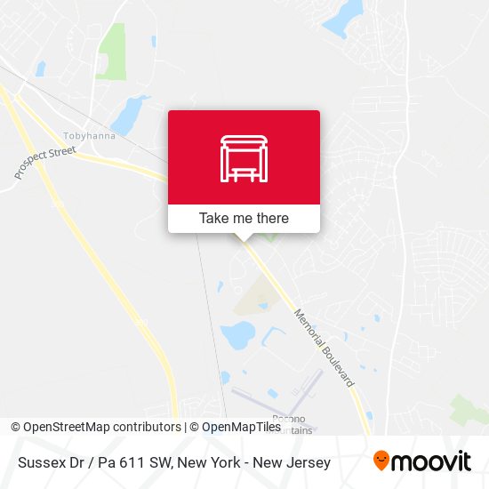 Mapa de Sussex Dr / Pa 611 SW