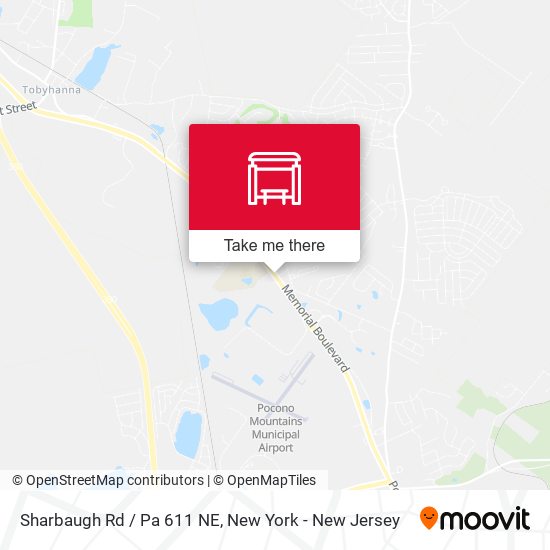 Sharbaugh Rd / Pa 611 NE map