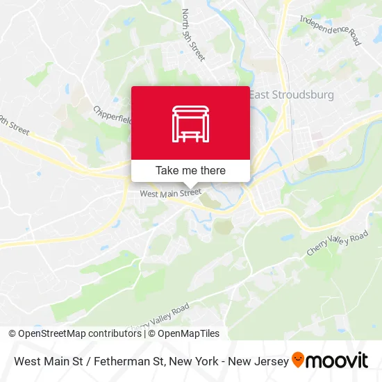 West Main St / Fetherman St map