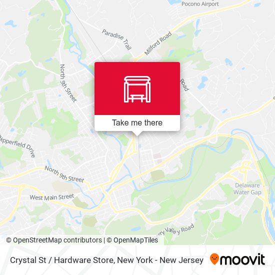 Crystal St / Hardware Store map