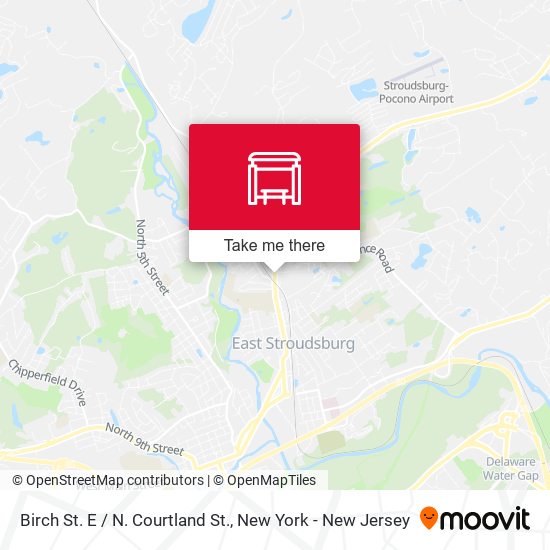 Birch St. E / N. Courtland St. map