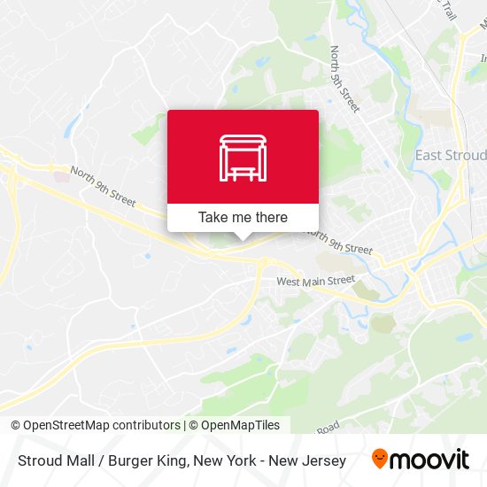 Mapa de Stroud Mall / Burger King