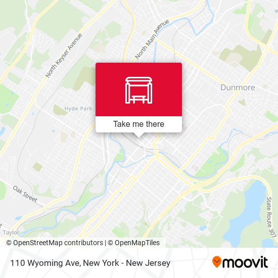 Mapa de 110 Wyoming Ave