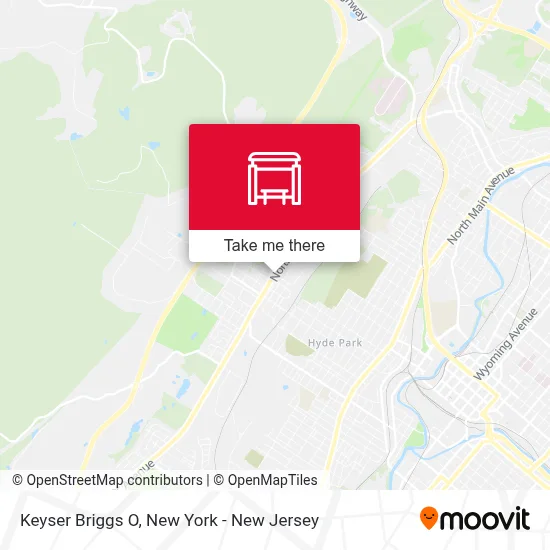 Keyser Briggs O map