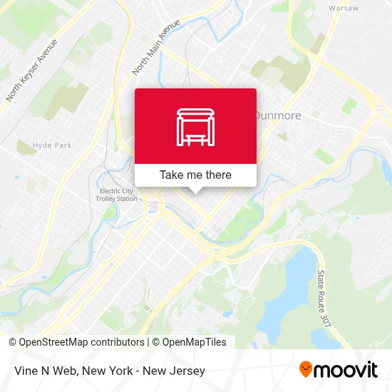 Vine N Web map