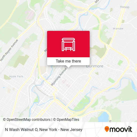 N Wash Walnut O map