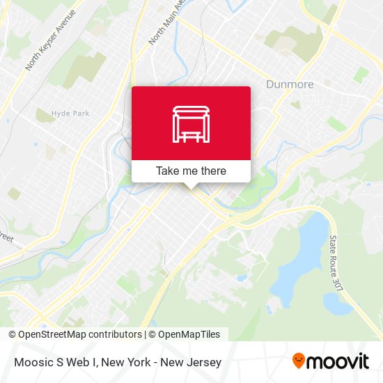 Moosic S Web I map