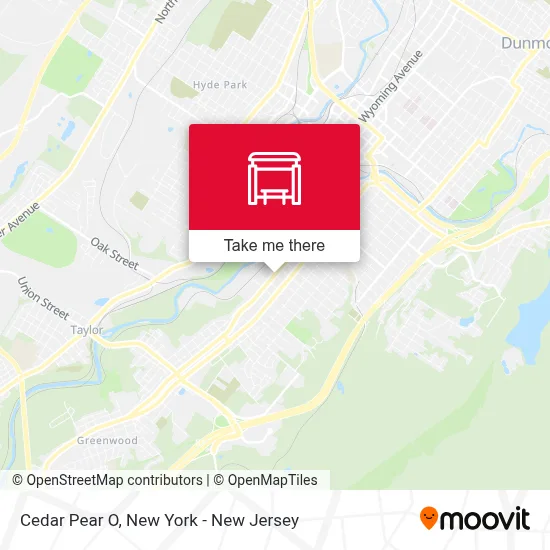 Cedar Pear O map