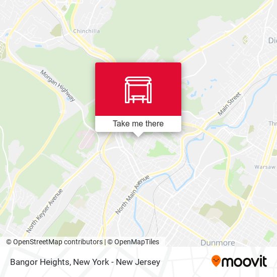 Bangor Heights map