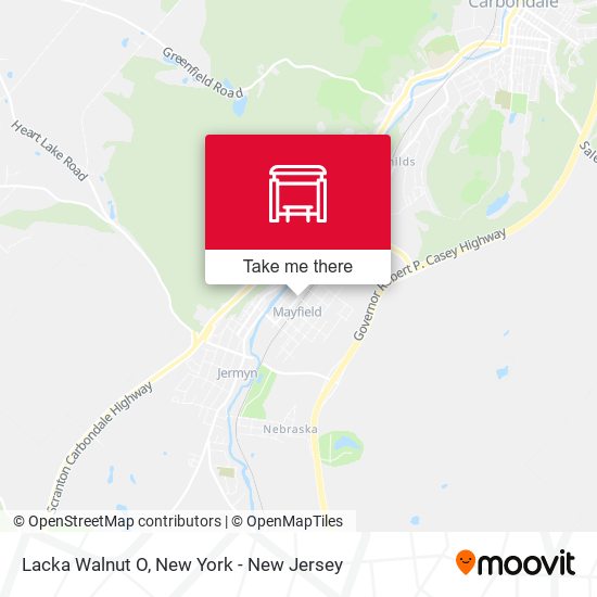 Mapa de Lacka Walnut O