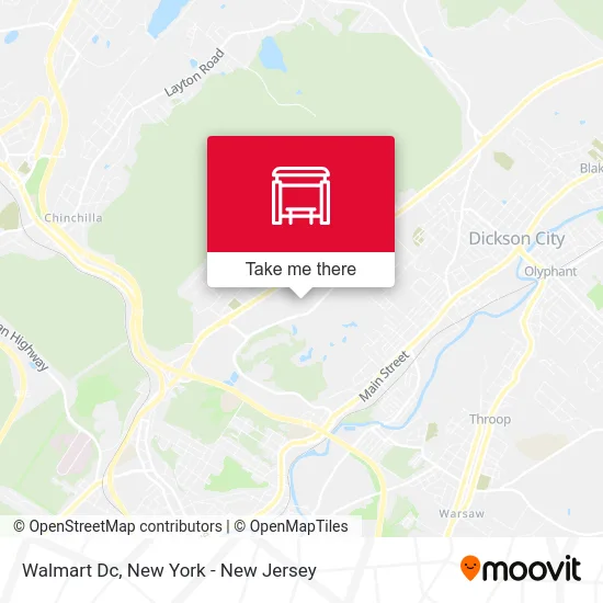 Walmart Dc map