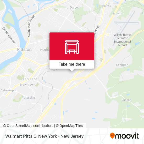 Walmart Pitts O map