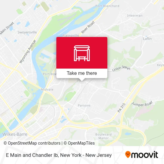 E Main and Chandler Ib map