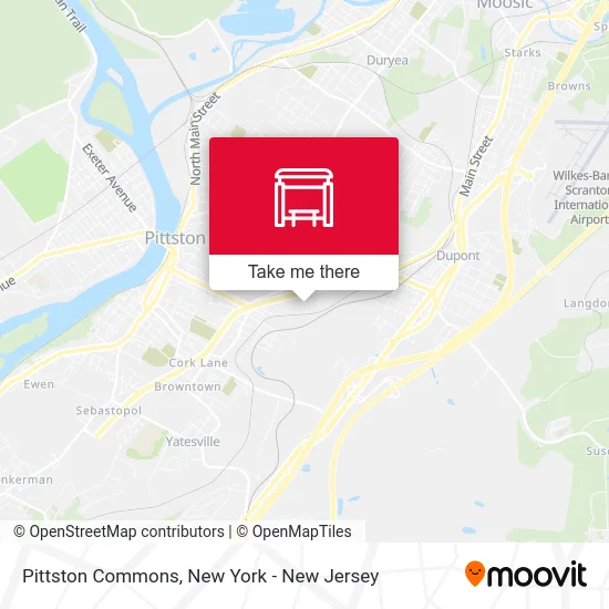 Pittston Commons map