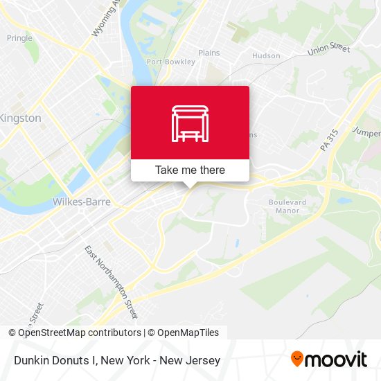 Mapa de Dunkin Donuts I
