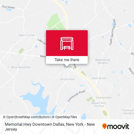 Mapa de Memorial Hwy Downtown Dallas