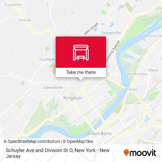 Schuyler Ave and Division St O map