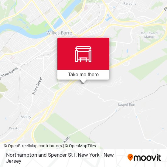 Northampton and Spencer St I map