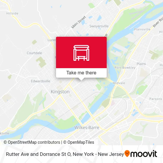 Rutter Ave and Dorrance St O map