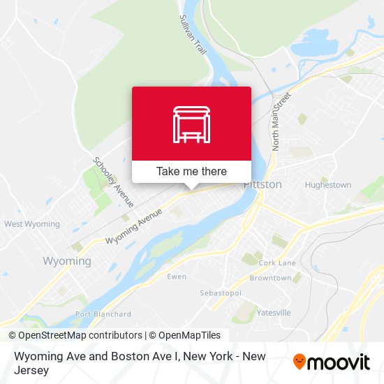 Wyoming Ave and Boston Ave I map