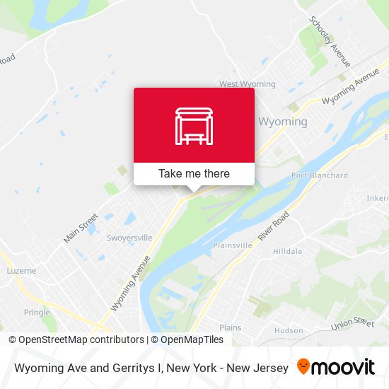 Mapa de Wyoming Ave and Gerritys I