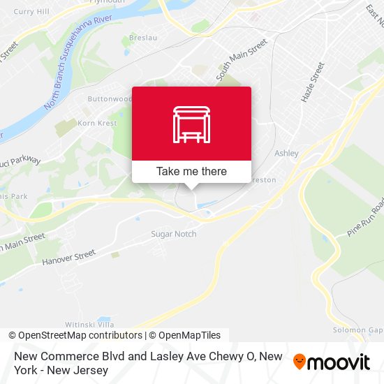 New Commerce Blvd and Lasley Ave Chewy O map