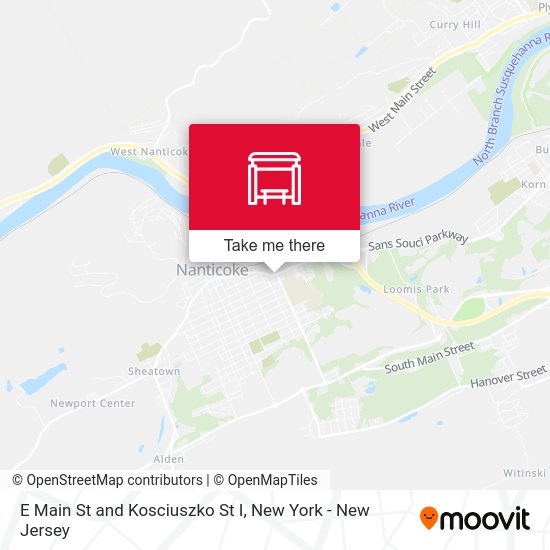 Mapa de E Main St and Kosciuszko St I