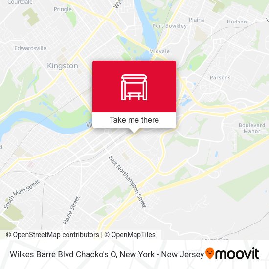 Wilkes Barre Blvd Chacko's O map