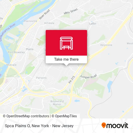 Spca Plains O map