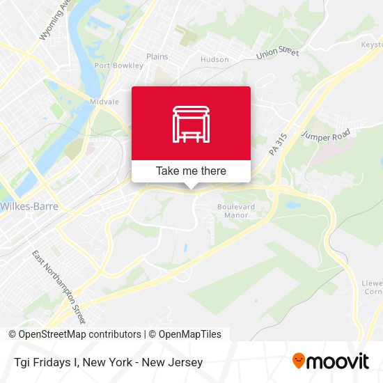 Mapa de Tgi Fridays I
