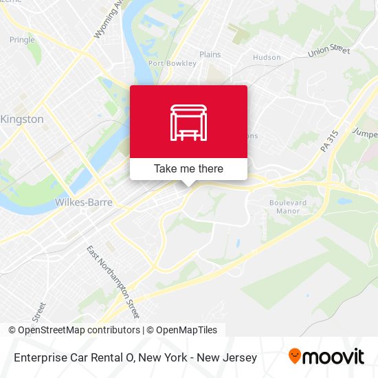 Mapa de Enterprise Car Rental O